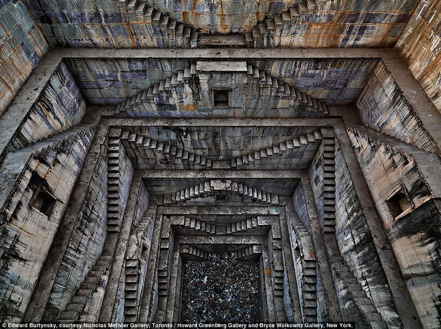 Half empty? There's not much water at the bottom of this stepwell in Sagar Kund Baori, Bundi, Rajasthan, India, from 2010