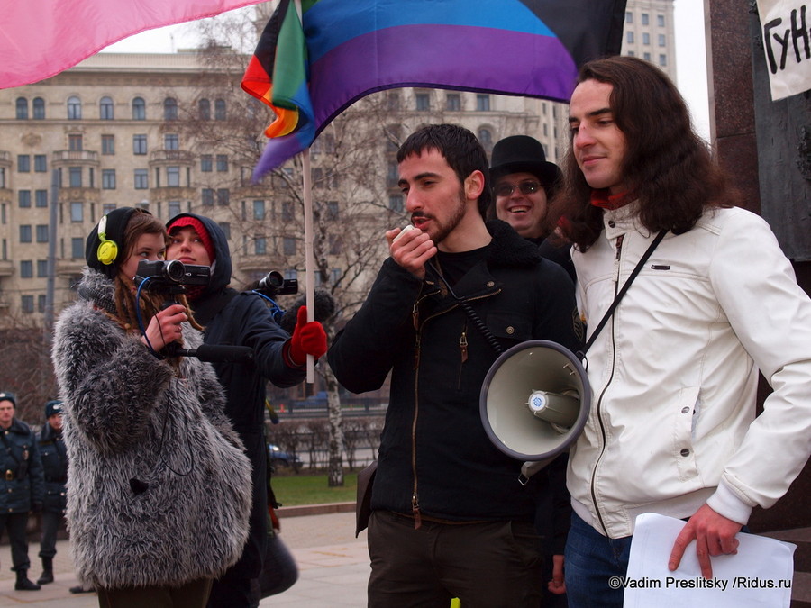 Митинг против клерикализации и мракобесия  «За Россию без инквизиции». Москва. © Vadim Preslitsky