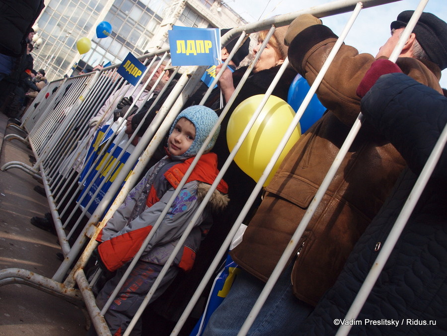 Митинг ЛДПР в защиту Армии. Москва. ©Vadim Preslitsky