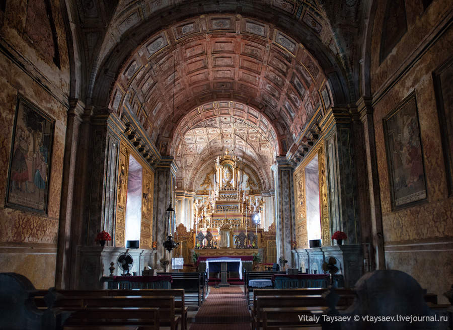 Inside cathedral