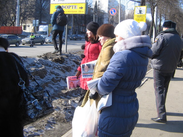 Митинг «Прощание с политической зимой» в Уфе 26 февраля © Михаил Мирошниченко