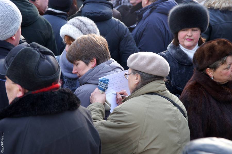 Митинг против строительства Северо-Восточной хорды