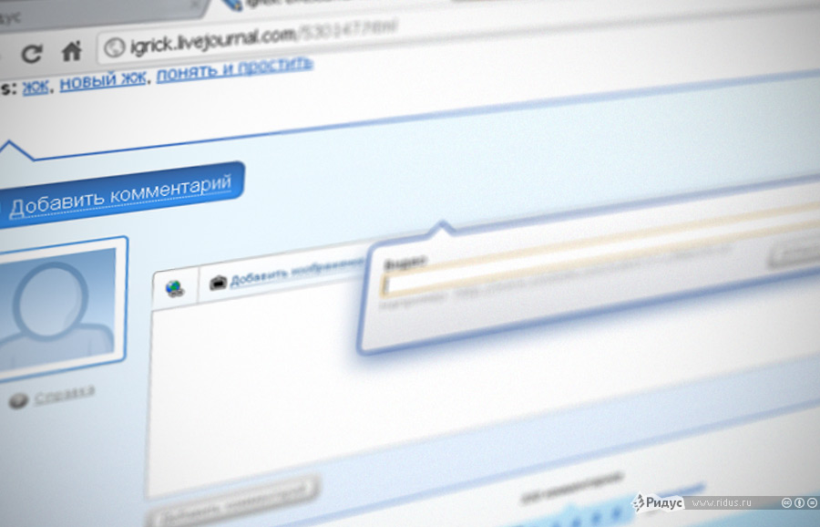 Новая система комментирования в ЖЖ. © Ridus.ru