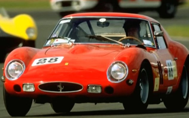 Driven personality: Car collector Paul Pappalardo in action in his Ferrari 250 GTO during the Shell Ferrari Historical Challenge at the Coys Festival at Silverstone in Northamptonshire in 1998