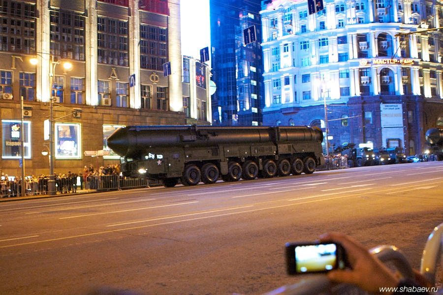 Репетиция военного парада в Москве