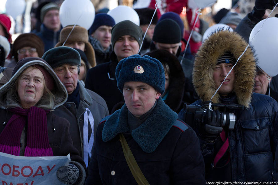 Митинг 4 февраля в Екатеринбурге/Федор Зыков