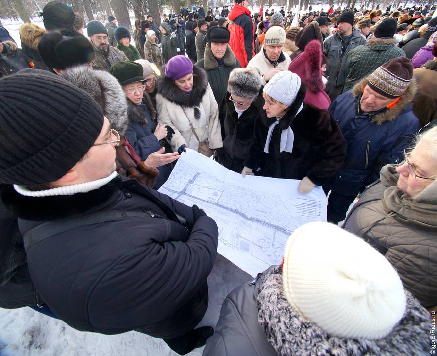 Митинг против строительства Северо-Восточной хорды