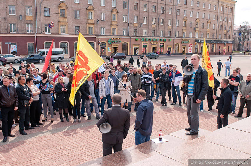 Митинг, вид глазами Ильича