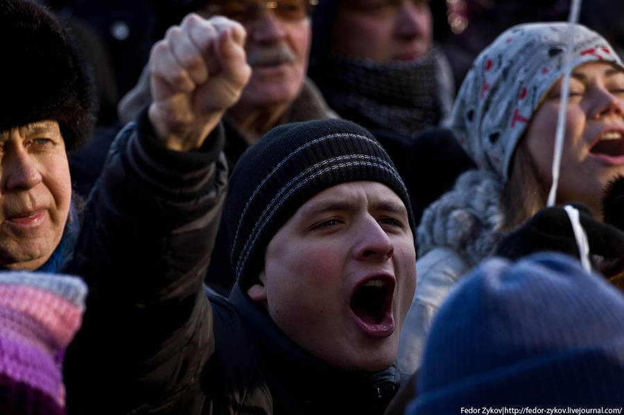 Митинг 4 февраля в Екатеринбурге/Федор Зыков