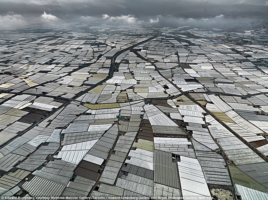 Vital resource: Greenhouses on the Almira Peninsula in Spain, 2010