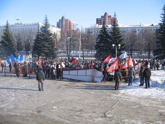 Митинг «Прощание с политической зимой» в Уфе 26 февраля © Михаил Мирошниченко