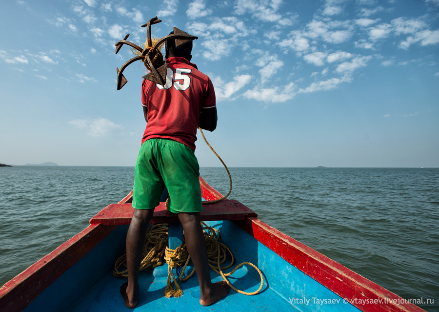 Man with anchor