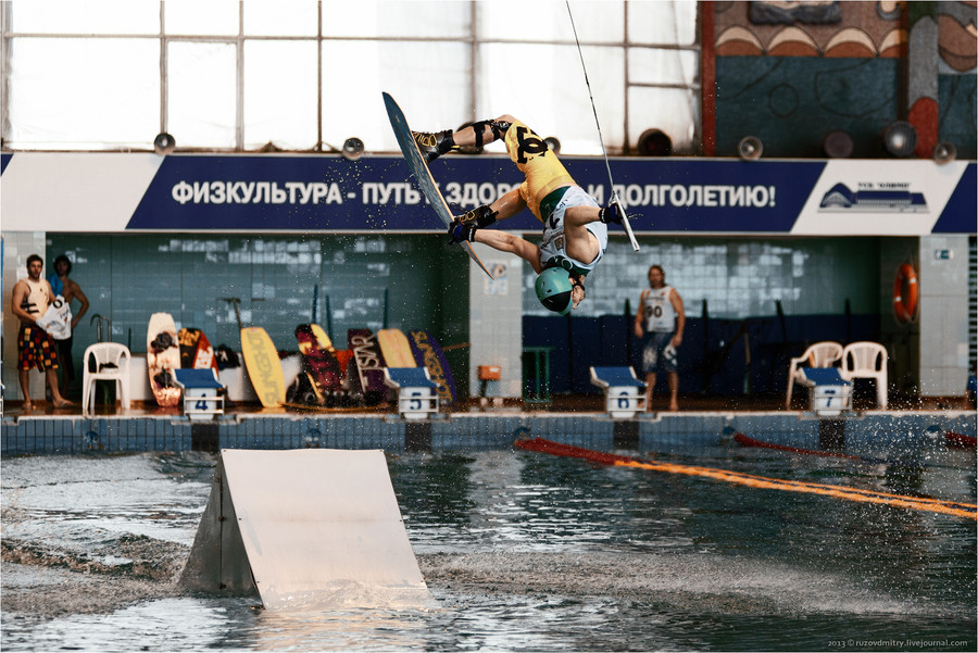 Второй  Открытый чемпионат Самарской области по кабельному вейкбордингу 2013 Тольятти