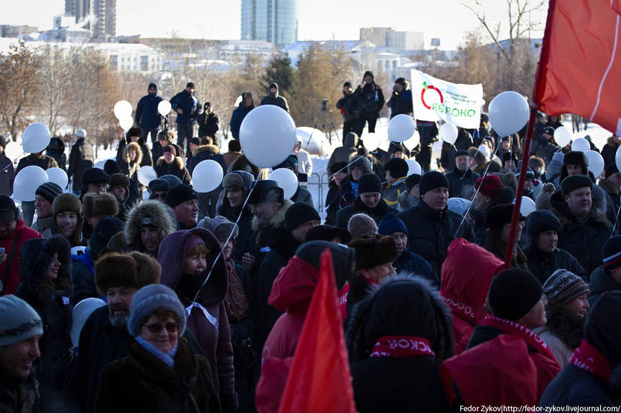 Митинг 4 февраля в Екатеринбурге/Федор Зыков