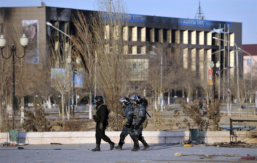 Жанаозен после беспорядков. © Владимир Третьяков/Reuters