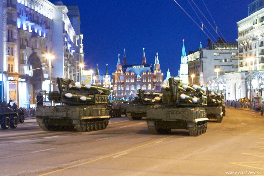 Репетиция военного парада в Москве