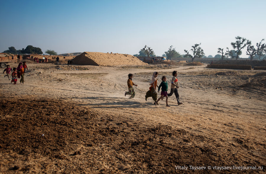 Children in Brick factory, Rajhastan