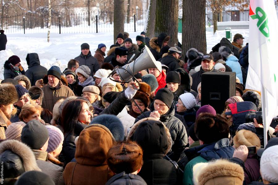 Митинг против строительства Северо-Восточной хорды