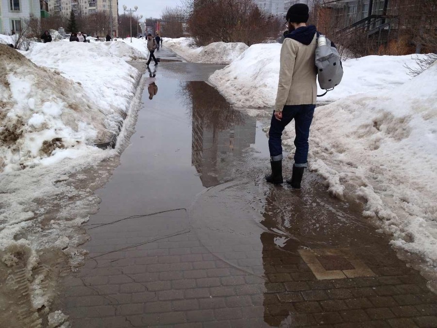 Главная улица города - Сиреневый бульвар. 