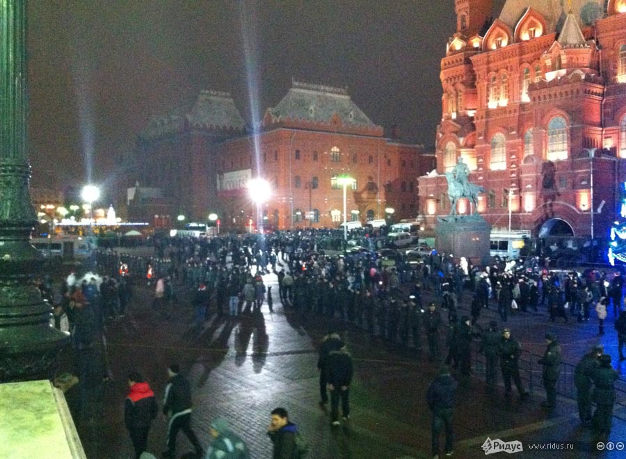 Встреча Нового года на Красной площади. iPhoned by Алексей Свирин/Ridus.ru