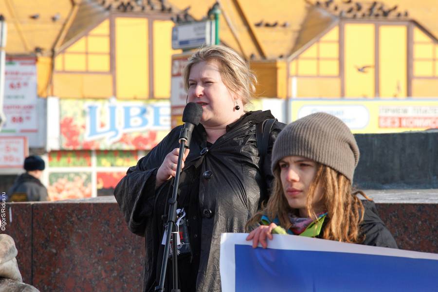 Митинг в поддержку общежитий и их защитников