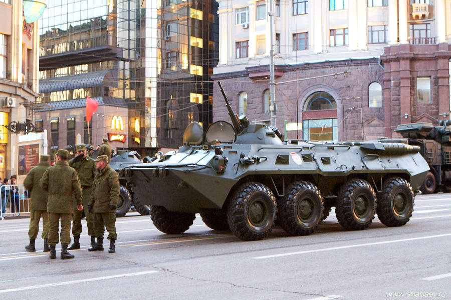 Репетиция военного парада в Москве