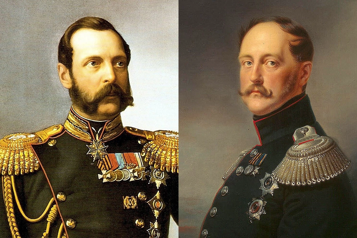 Александр II и Николай I