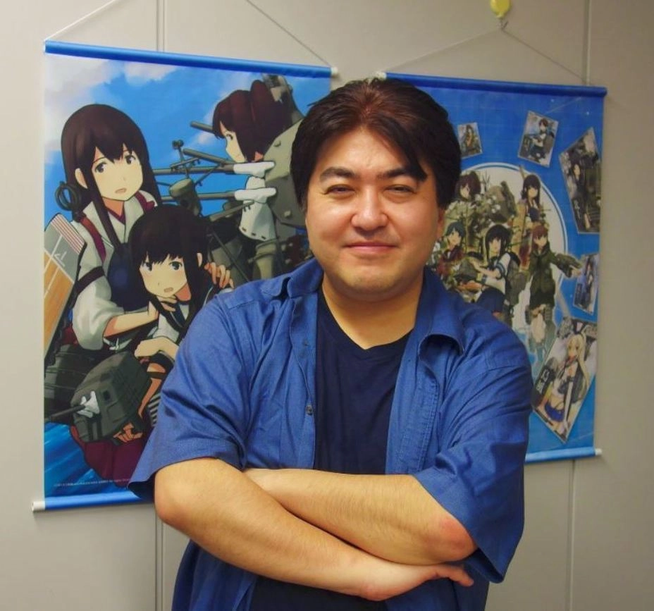 Кенсуке Танака — директор и главный продюсер проекта Kantai Collection с 2013 года и по сей день Кенсуке Танака — директор и главный продюсер проекта Kantai Collection с 2013 года и по сей день