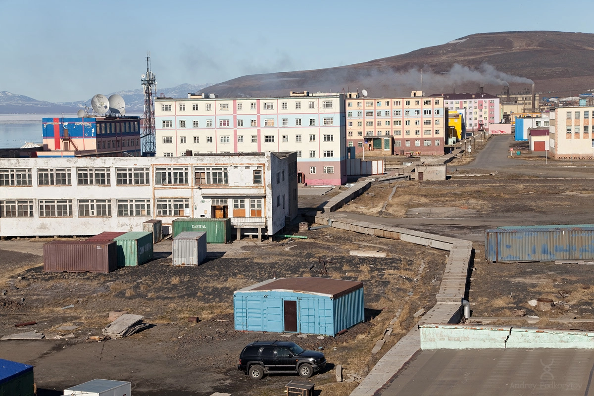 Певек - самый северный город России. Арктическая Чукотка.