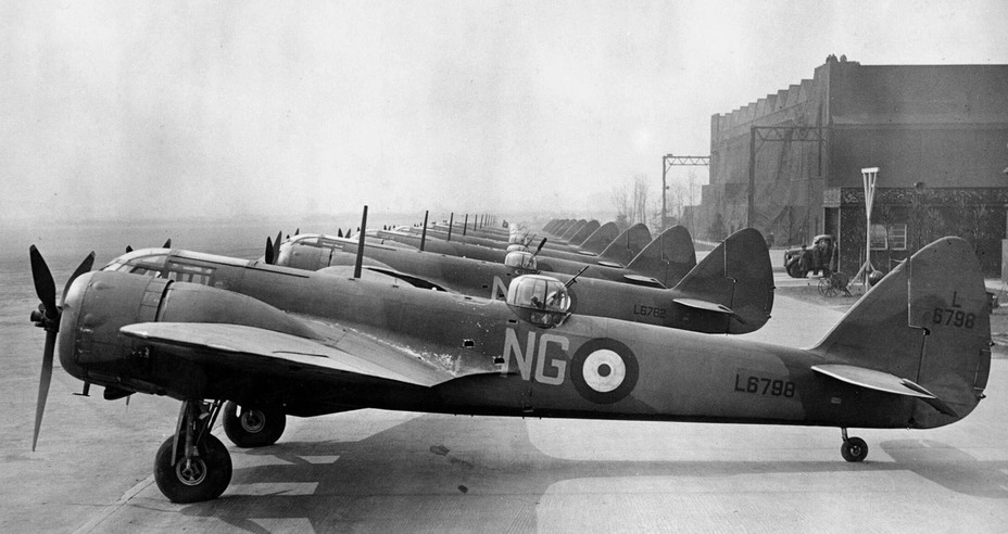 Самолёт Бристоль «Бленхейм» в варианте двухмоторного истребителя