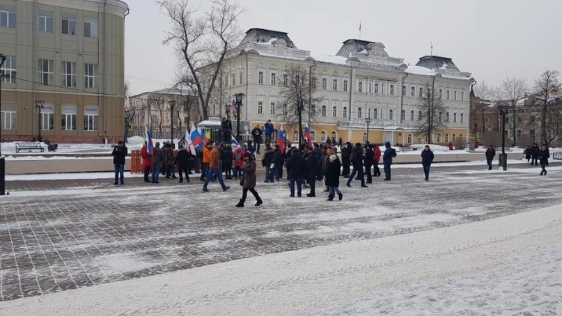 Акция памяти Немцова в Иркутске. Акция памяти Немцова в Иркутске.