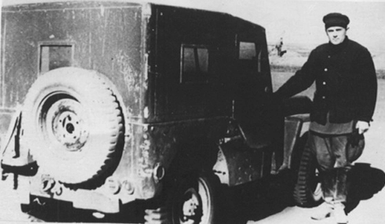 Главный конструктор С.П. Королёв на полигоне, 12 октября 1947 года. РГАНТД. 1-11068