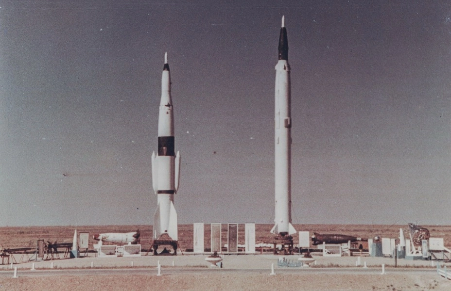 Выставка ракетно-космических достижений на полигоне Капустин Яр, сентябрь 1958 года mil.ru