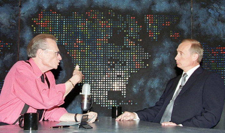 «Ларри Кинг в прямом эфире» с Владимиром Путиным 