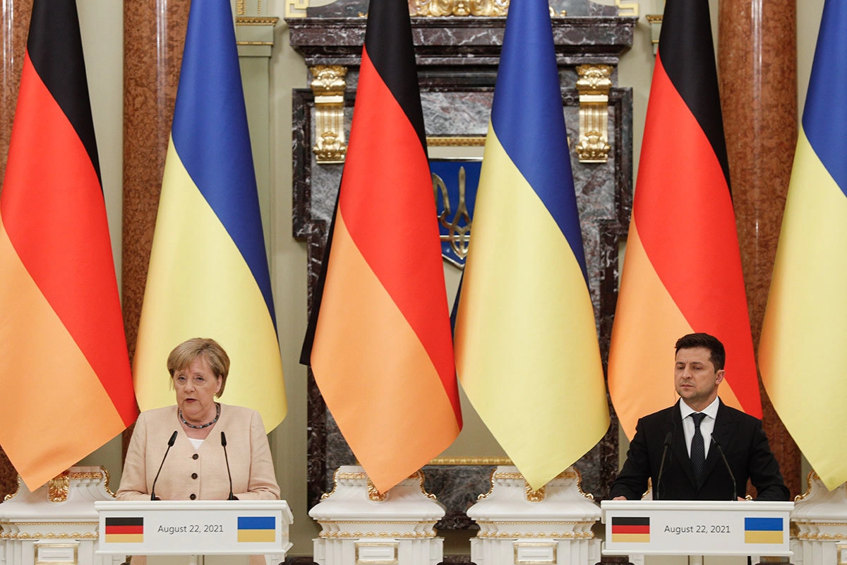 Канцлер Германии Ангела Меркель прибыла в Киев