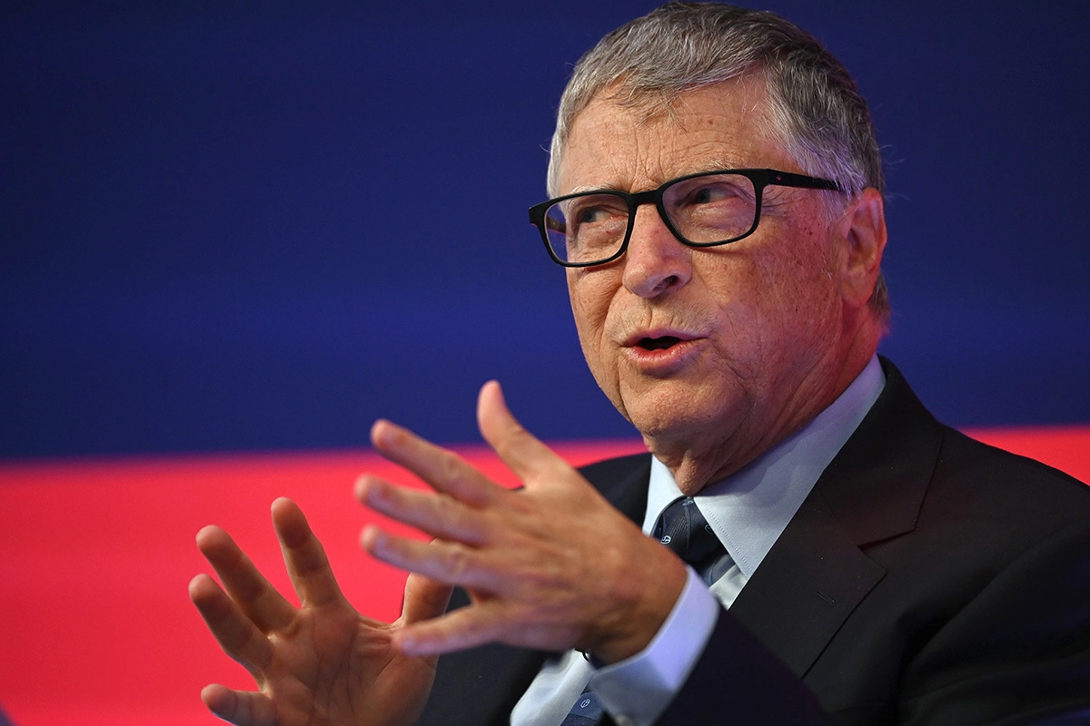Основатель Microsoft Билл Гейтс на Международном инвестиционном саммите в Лондоне