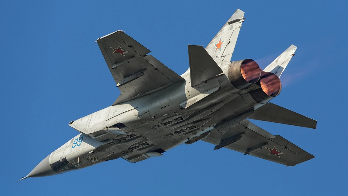 Форсажный режим двигателей МиГ-31БМ, используемый при взлете и наборе высоты