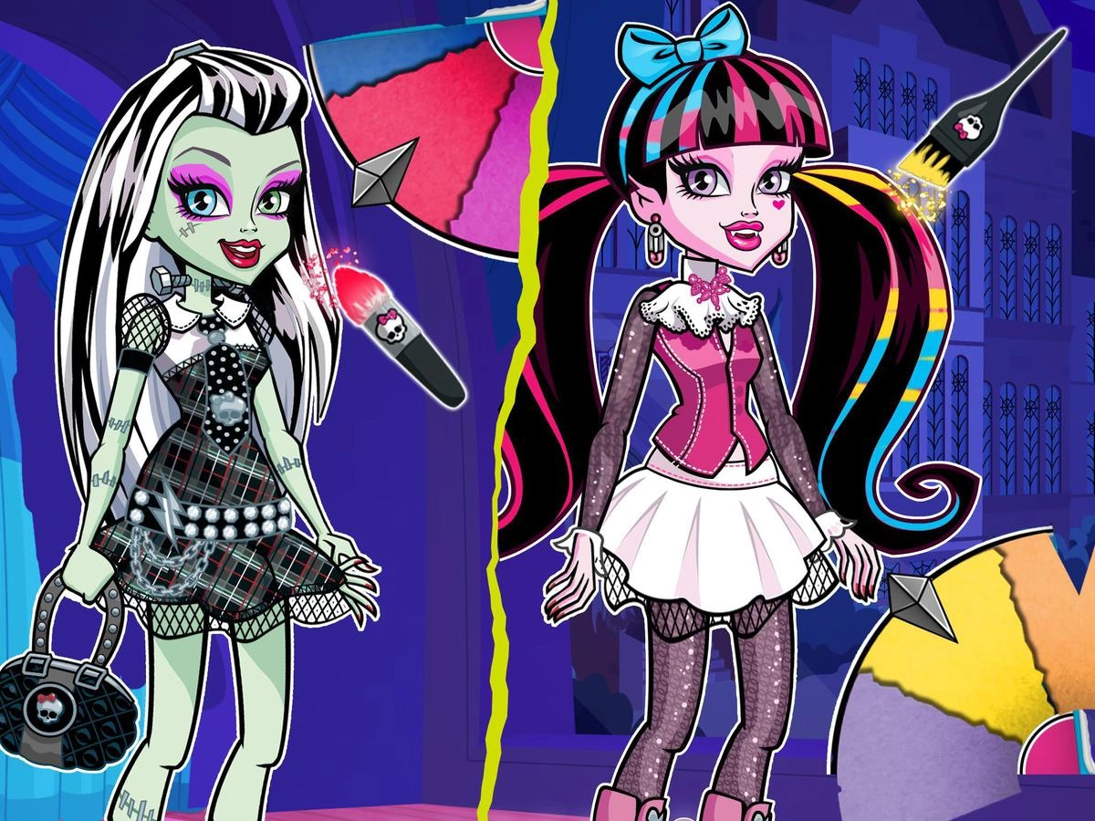Некоторые из кукол серии Monster High