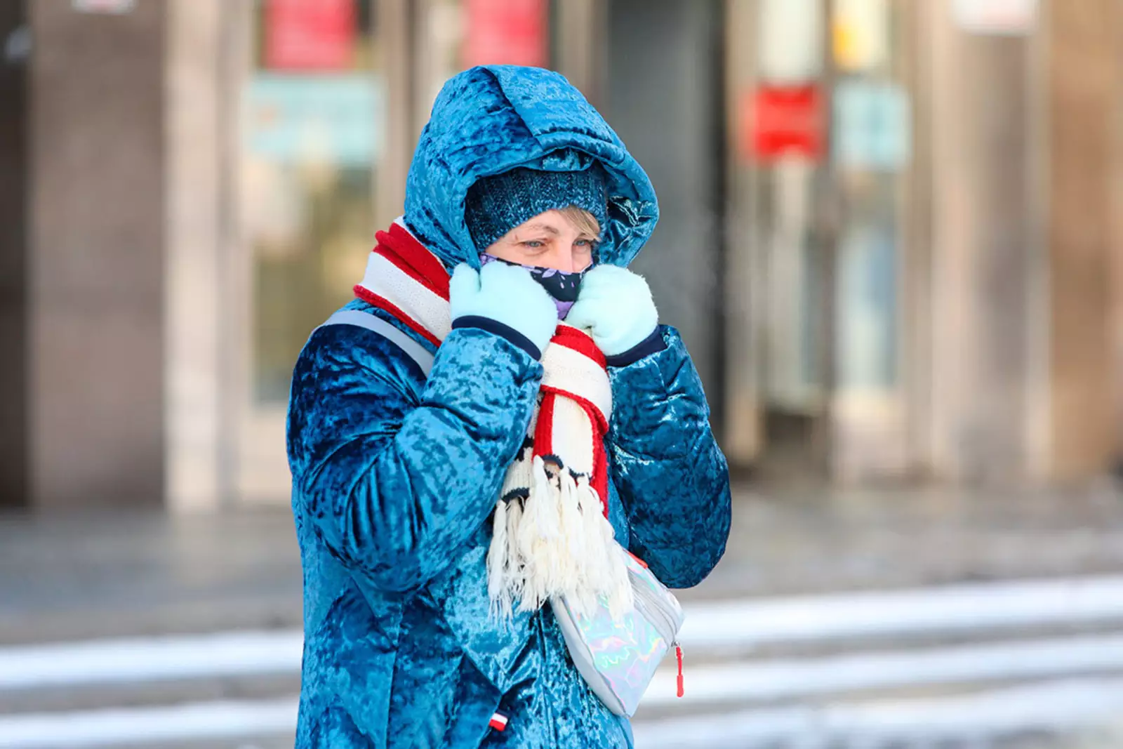 Морозная погода в Москве Морозная погода в Москве