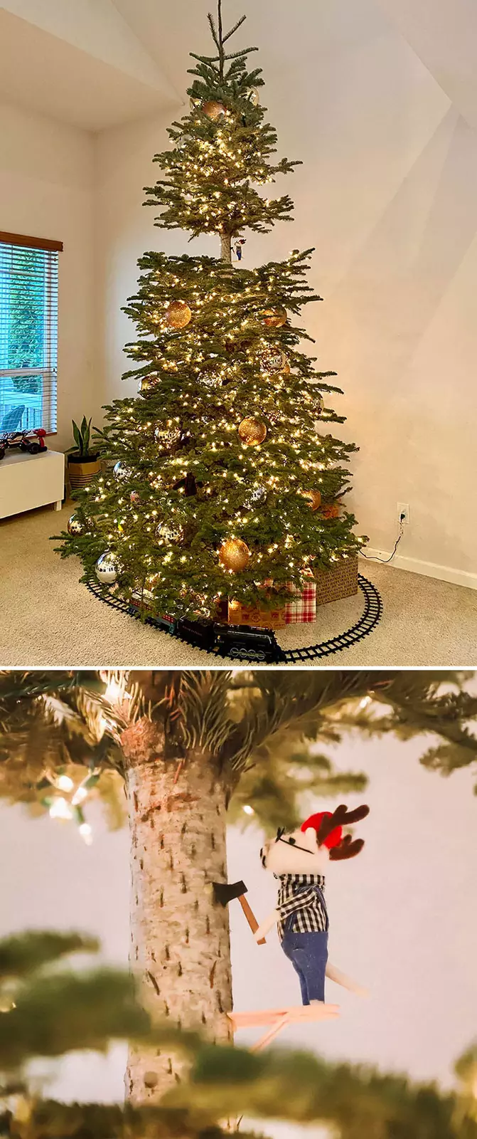 Никто не хотел брать эту елку из-за брака, однако одна семейная пара придумала гениальное решение проблемы. Никто не хотел брать эту елку из-за брака, однако одна семейная пара придумала гениальное решение проблемы.