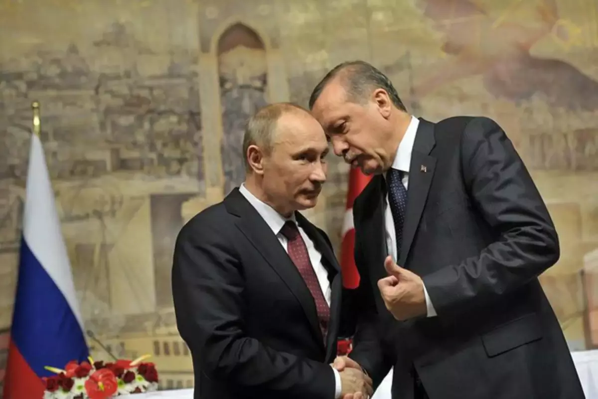 Президенты России и Турции Владимир Путин и Реджеп Тайип Эрдоган © Wikimedia