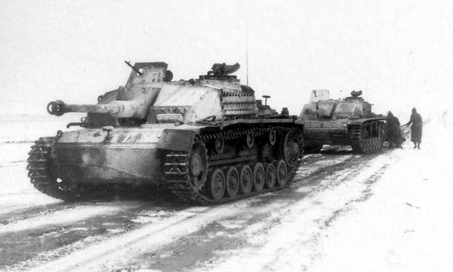 Немецкие штурмовые орудия StuG III, январь-февраль 1944 года