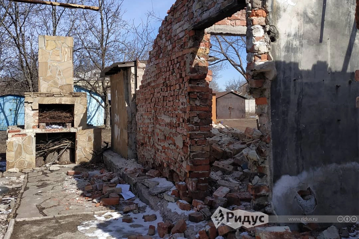 Обычная картина для прифронтовых районов Донецка.