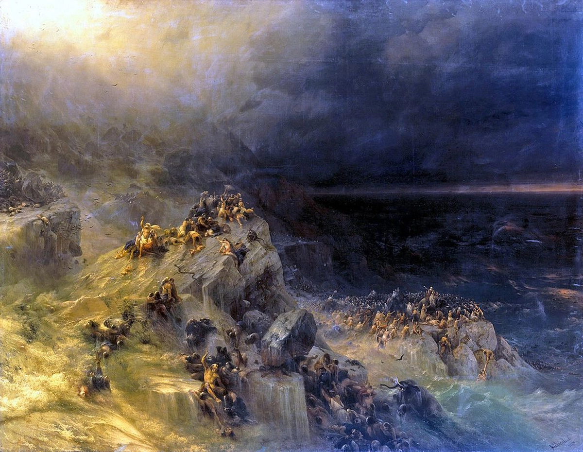 Картина Иван Айвазовского "Всемирный потоп"