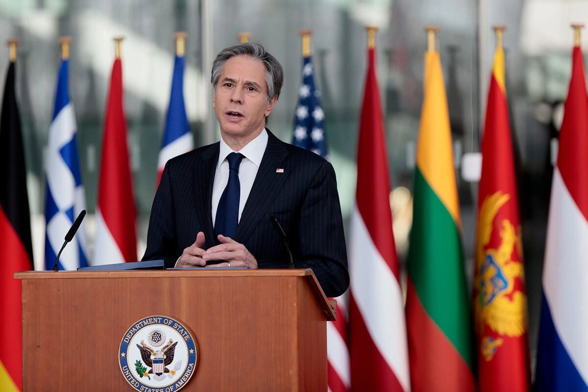Госсекретарь США Энтони Блинкен &copy; EPA/ТАСС