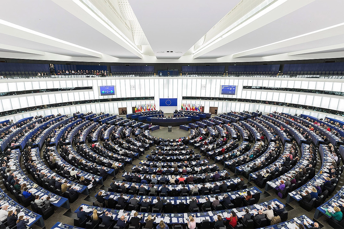 Европейский парламент в Страсбурге.