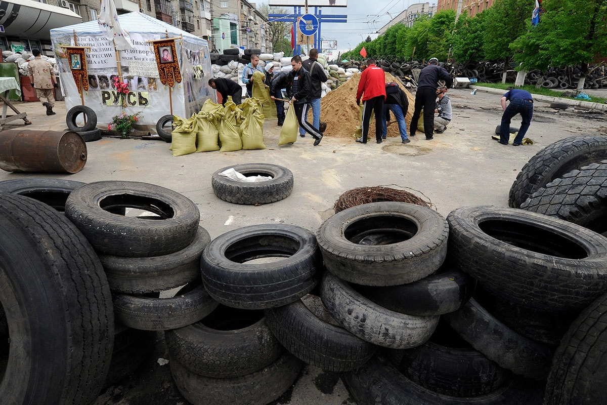 Ситуация в Луганске. 2014 г.