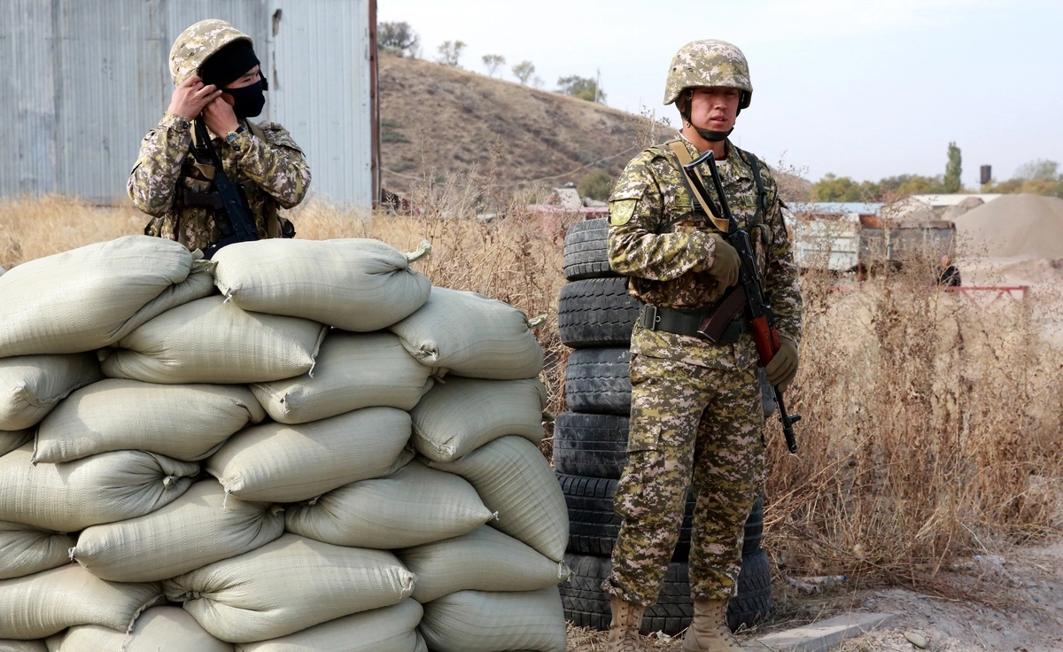 Военнослужащие Киргизии © EPA/ТАСС