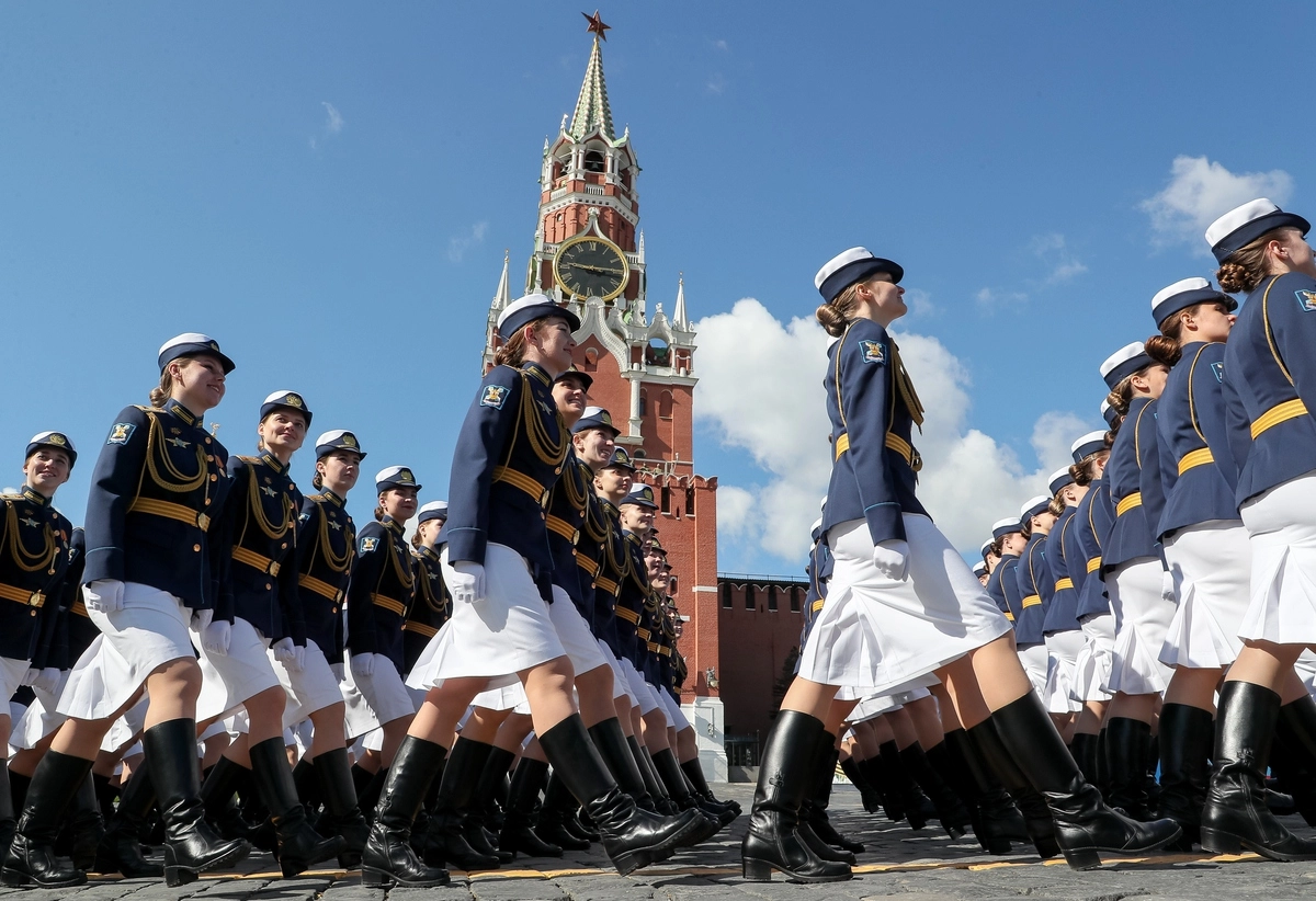 Генеральная репетиция Парада Победы в Москве