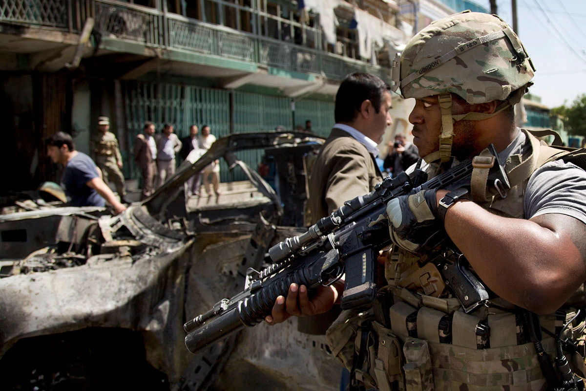 Солдат США в Кабуле